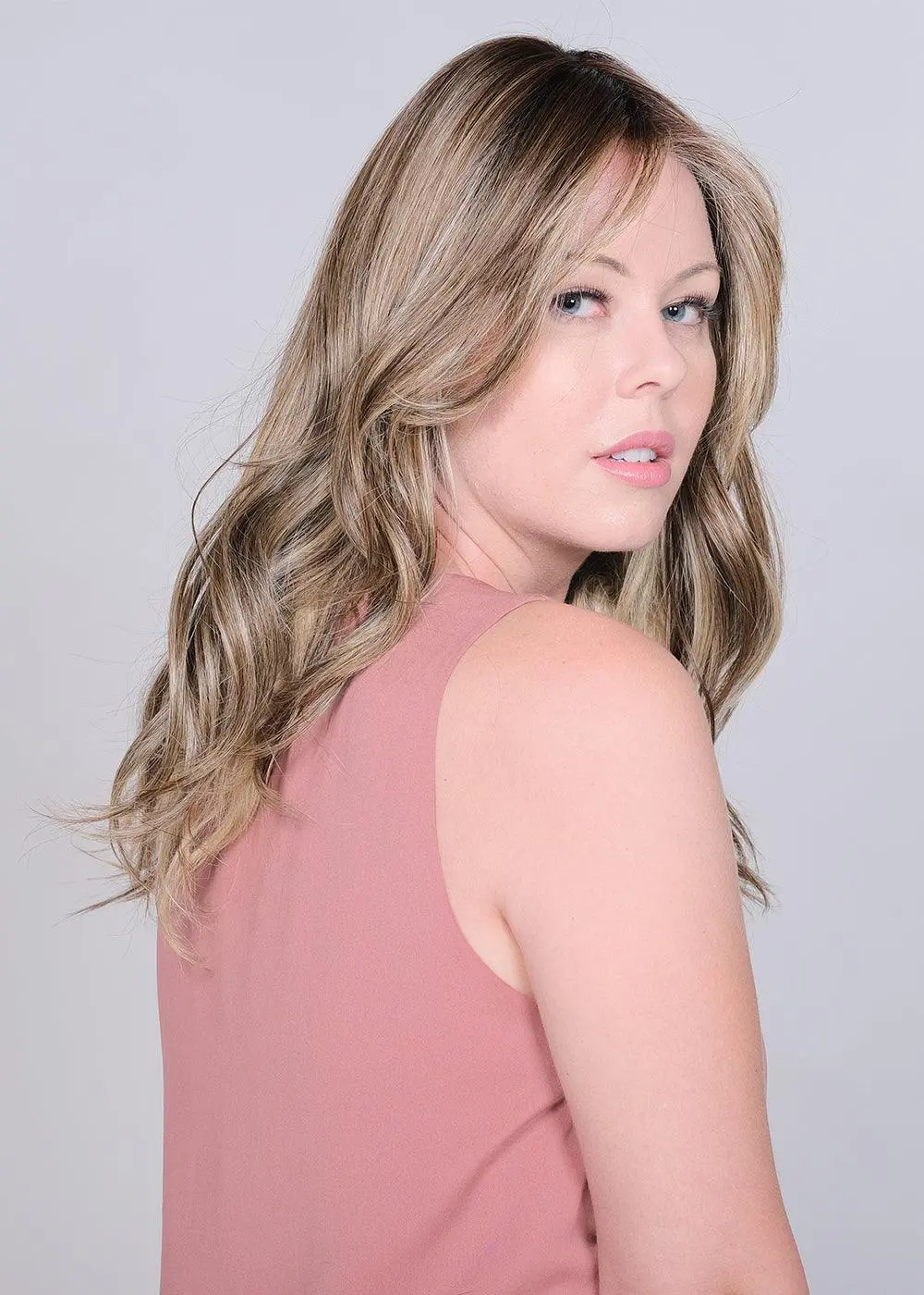 Lace Front Monotop Peerless 19" Topper By Belle Tress | Heat-Friendly Synthetic (Full Mono) 1