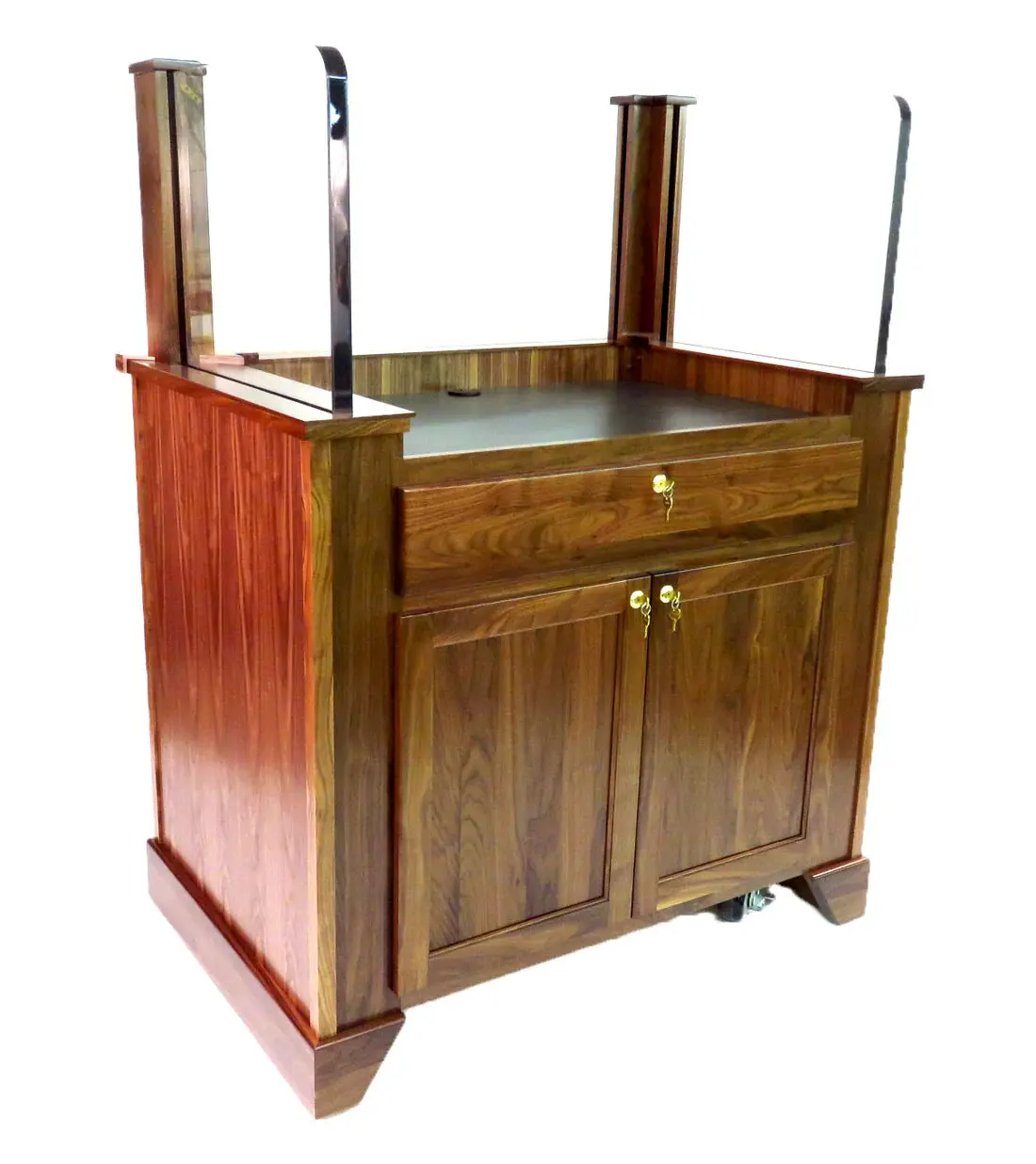 Executive Wood Products Protector™ Bullet-Resistant Security Podium – Nij-Certified Workstation 2
