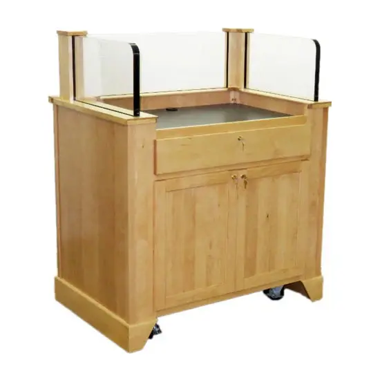 Executive Wood Products Protector™ Bullet-Resistant Security Podium – Nij-Certified Workstation 6