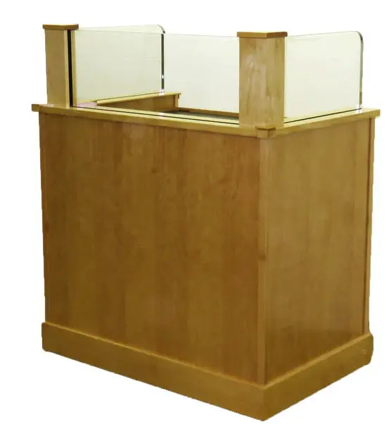 Executive Wood Products Protector™ Bullet-Resistant Security Podium – Nij-Certified Workstation 7