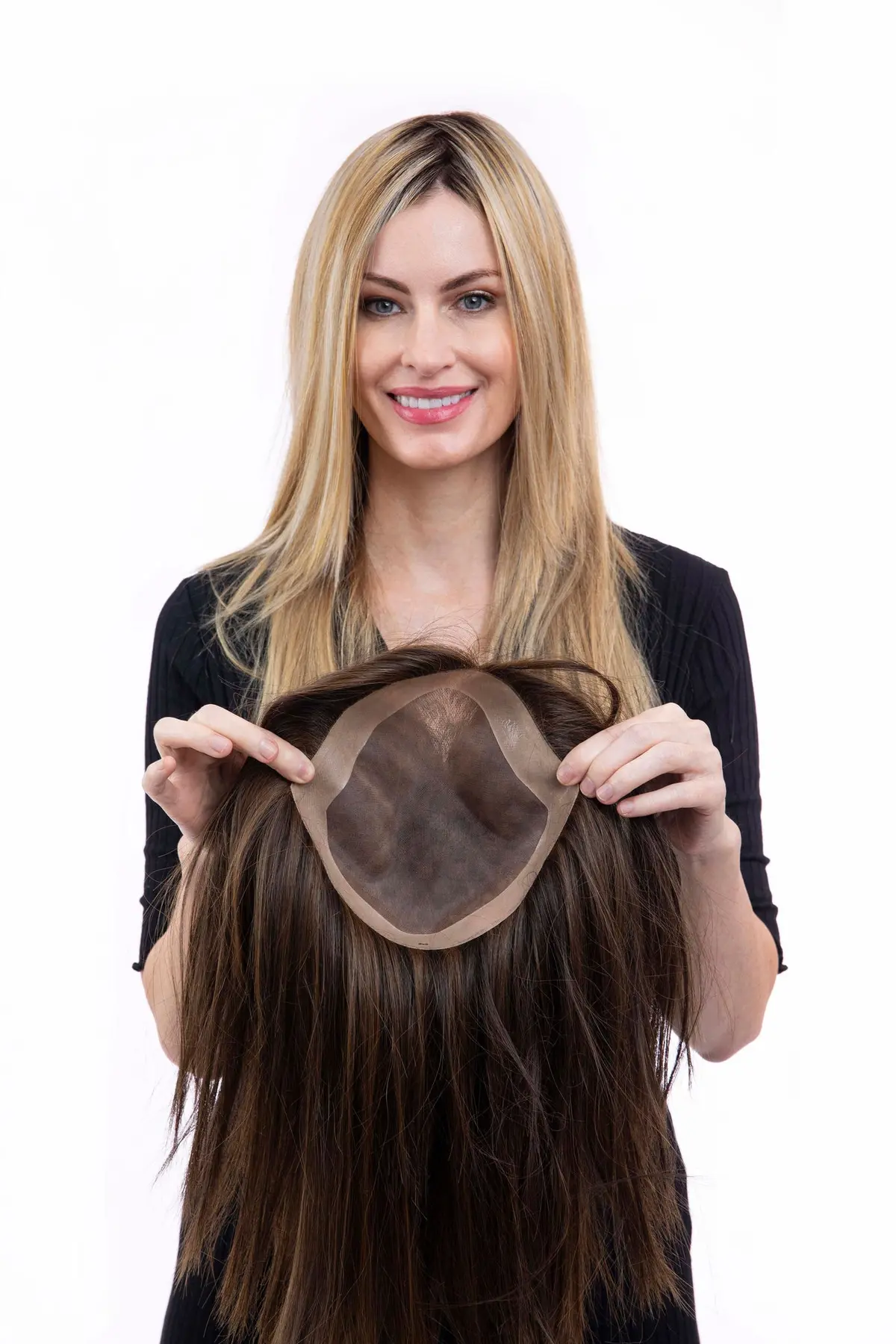 Hand-Tied Topper 8" X 9" By Wigpro | Synthetic 2