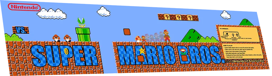 Super Mario Brothers Marquee 1