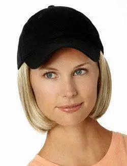 Shorty Hat Black By Henry Margu | Cotton Cap W/ Synthetic Hair 1