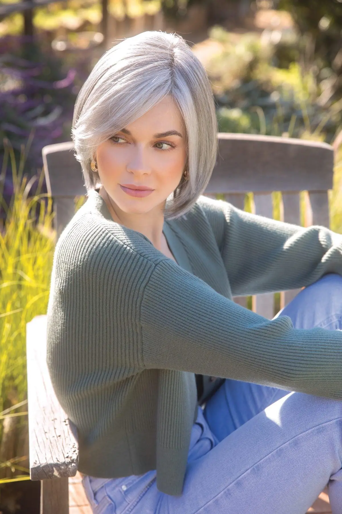 Sybil Wig By Amore | Synthetic Lace Front (Double Monofilament + Handtied + Extended Lace Front) 1