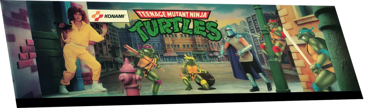 Tmnt Marquee (Full Size Cabinet) 1