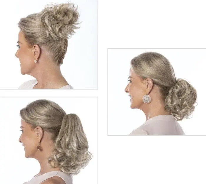 3-Pc Hairpiece Kit By Toni Brattin | Heat Friendly Synthetic 1