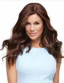 Top Style 18" Human Hair Addition (Renau Colors) By Jon Renau | 100% Remy Human Hair Piece (Monofilament Base) 1