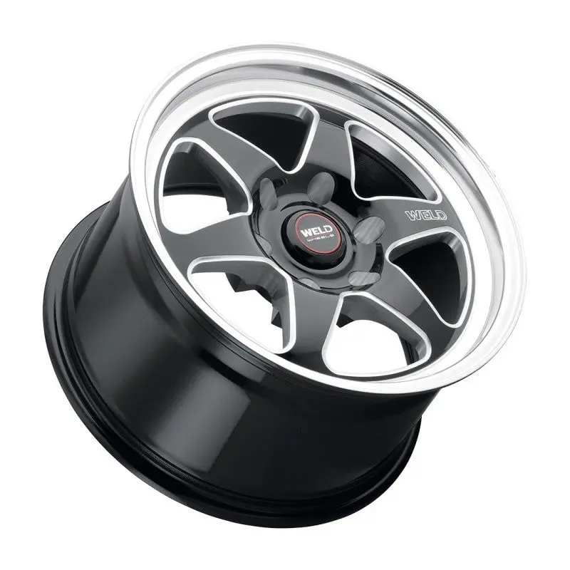 Weld Ventura 6 Drag Wheel – 15X10”, 6X139.7, +38Mm Offset, 7” Backspace, Gloss Black, 106.1Mm Center Bore 1