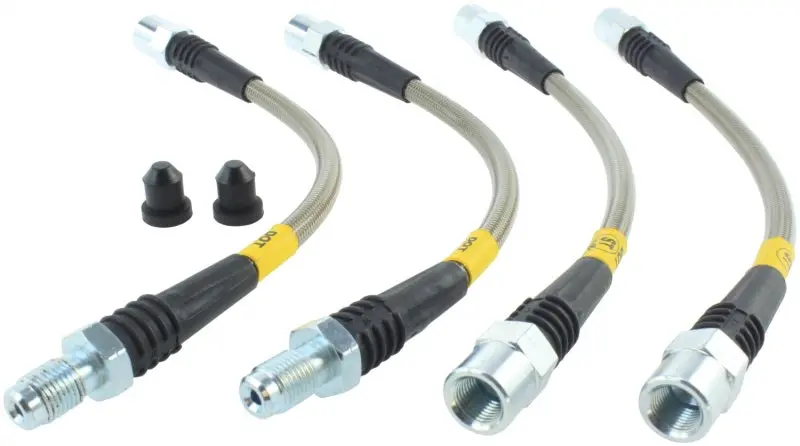 Stoptech Stainless Steel Rear Brake Line Kit For Bmw E30/E36 (1987–1991 M3, 325I, 328I) 1