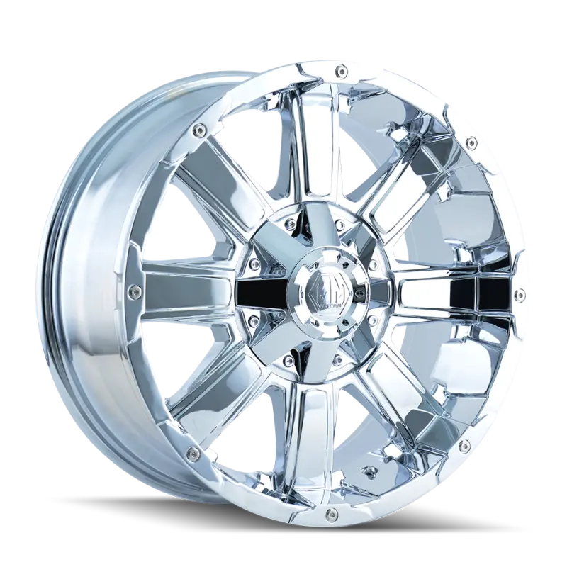 Mayhem 8030 Chaos Chrome Alloy Wheel – 18X9 Inch, 5X127 Bolt Pattern, -12Mm Offset, 87Mm Hub Bore 1