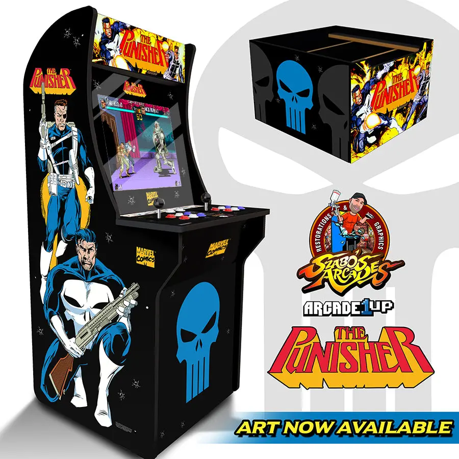 Arcade 1Up The Punisher Riser Art 1