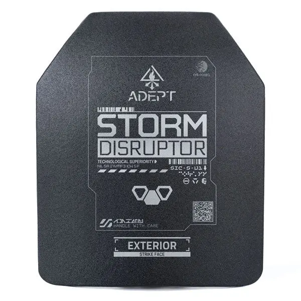 Adept Armor Storm Disruptor Level Iv Standalone Up-Armorable Hard Armor Plate 1