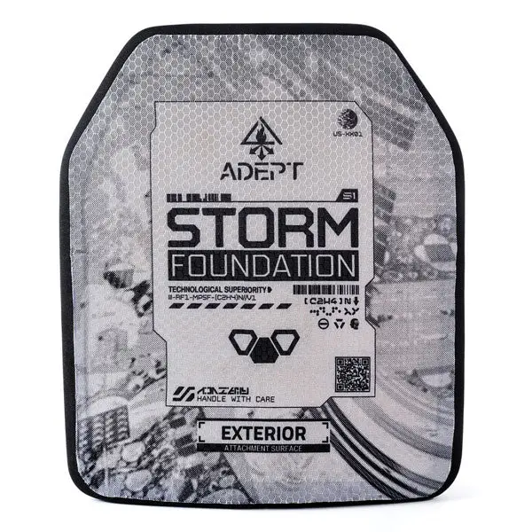 Adept Armor Storm Foundation Level Iii Standalone Up-Armorable Hard Armor Plate 1