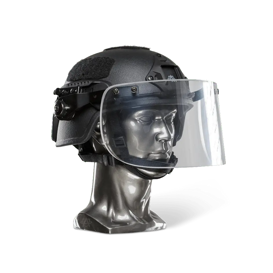 Atomic Defense Ballistic Helmet With Face Shield | Nij Level Iiia+ 1