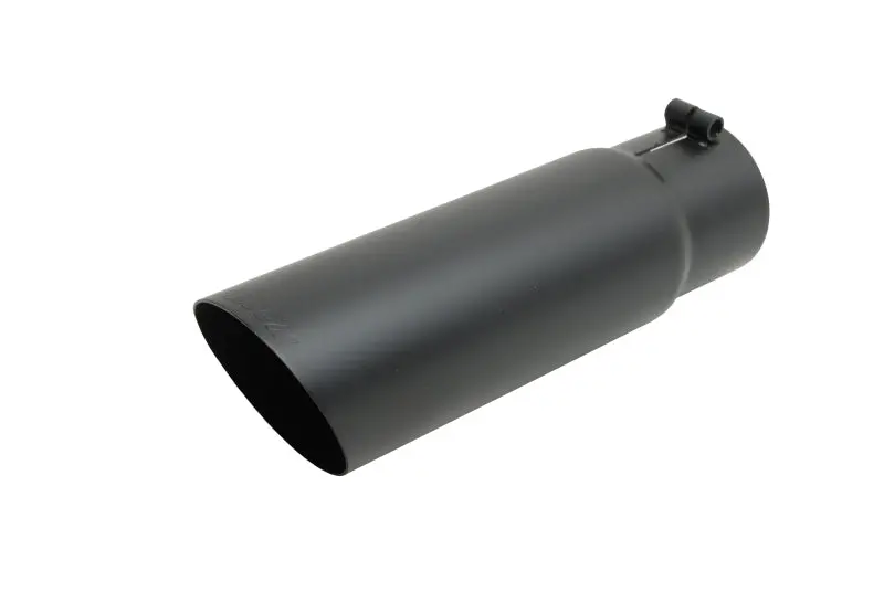 Gibson Angle-Cut Exhaust Tip – 4-Inch Outer Diameter, 3.5-Inch Inlet, 12-Inch Length, Black Ceramic Coating 1