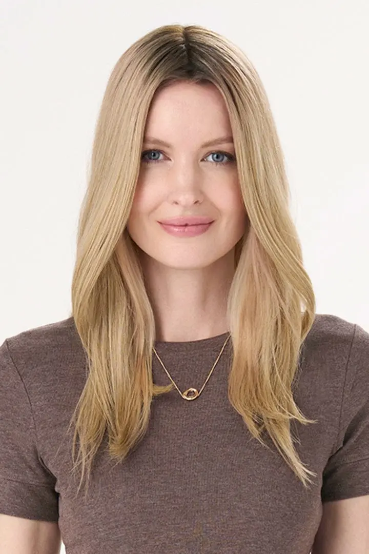 Barely There Straight 16" Topper By Envy | Synthetic 1