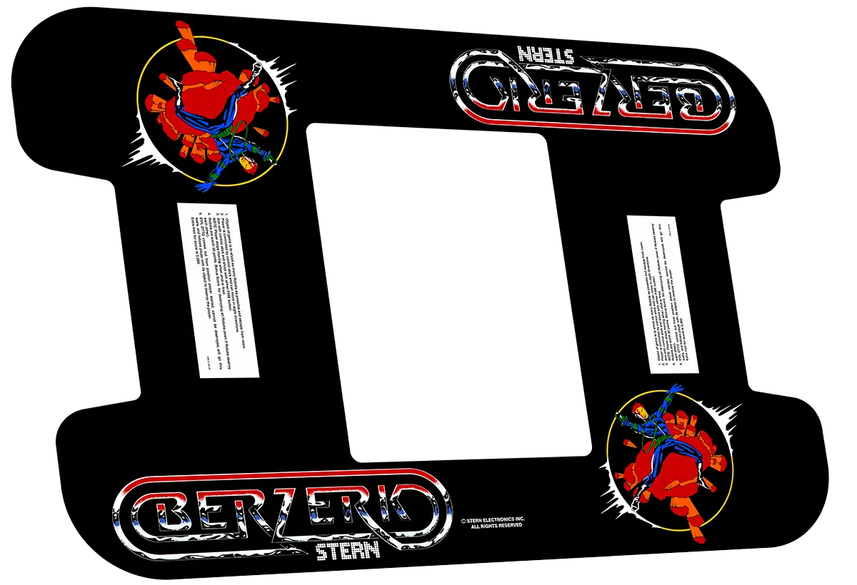 Berzerk Cocktail Table Underlay 1