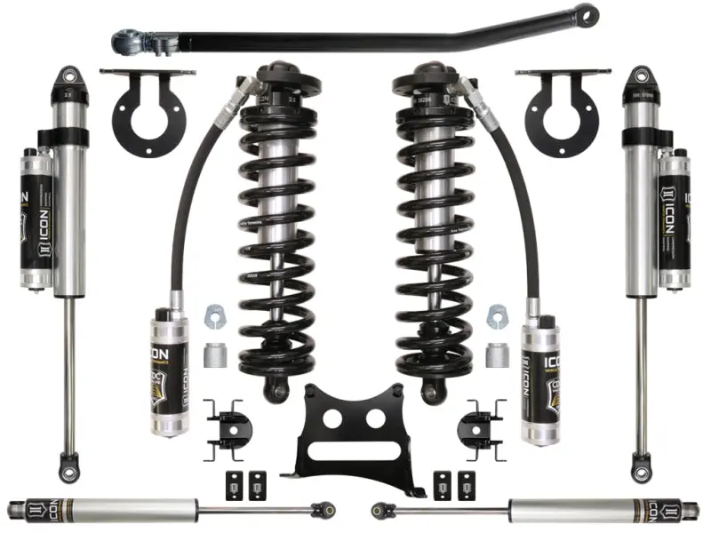 Icon Stage 4 Coilover Conversion System For 2005–2016 Ford F-250/F-350 – 2.5 To 3-Inch Lift 1