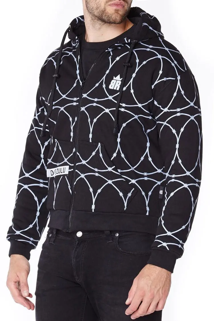 Blade Runner Anti-Slash Hooded Top In Razorwire Design With Cut Resistant Lining 1