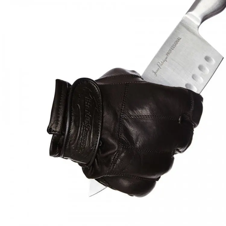 Blade Runner Leather Gloves With Or Without Knuckle Protection - Cut Resistance Level 2 1