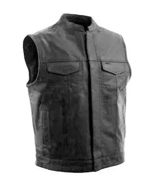 Bulletblocker Nij Iiia Bulletproof Leather Biker Vest 1