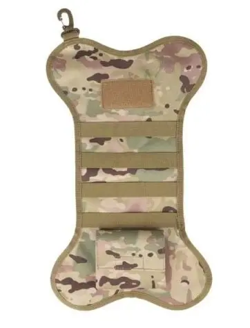 Bulletproof Zone Bone-Shape Tactical Christmas Stocking With Molle Webbing Gear Storage Bag 1