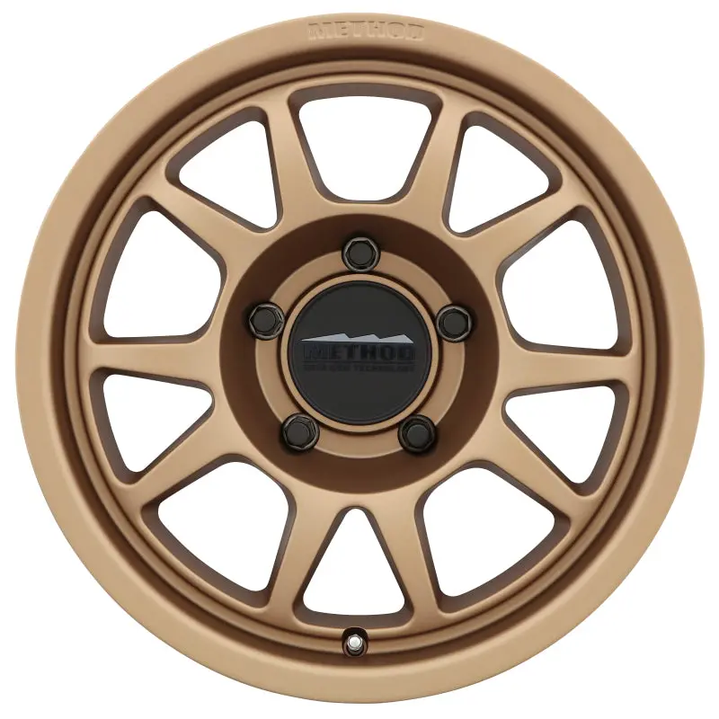 Method Mr702 Bronze Finish Alloy Wheel – 16X8 Inch, 5X120 Bolt Pattern, Zero Offset, 72.6Mm Center Bore 1