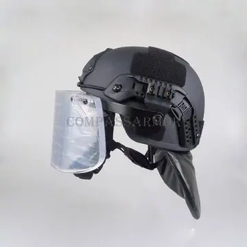 Compass Armor Ballistic Helmet Full Face With Visor And Neck Protector Level 3A 1