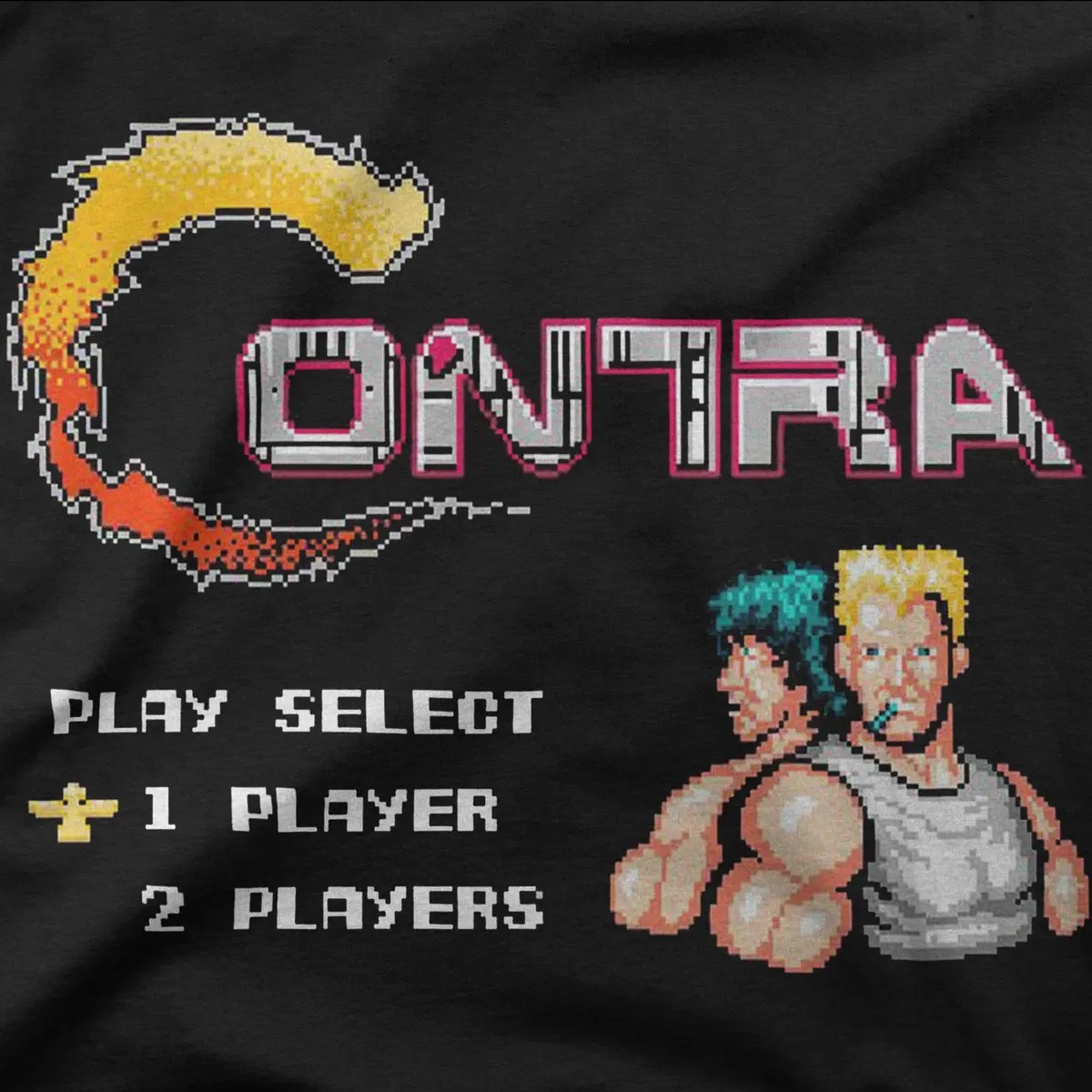 Contra | Start Screen | Tee 1