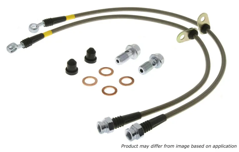 Stoptech Stainless Steel Front Brake Lines – For 2007–2012 Bmw X5 & 2009–2012 X6 1