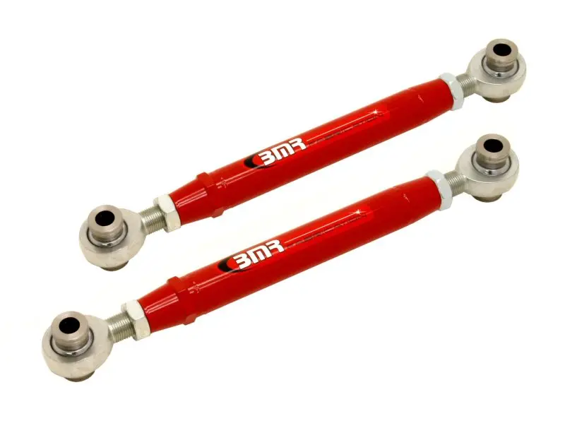 Bmr Adjustable Rear Toe Rods With Red Rod Ends For 2010–2015 Chevrolet Camaro (5Th Gen) 1