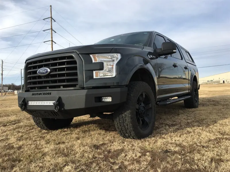 Iron Cross Low-Profile Front Bumper For 1999–2004 Ford F-250/F-350 Super Duty – Matte Black Finish 1