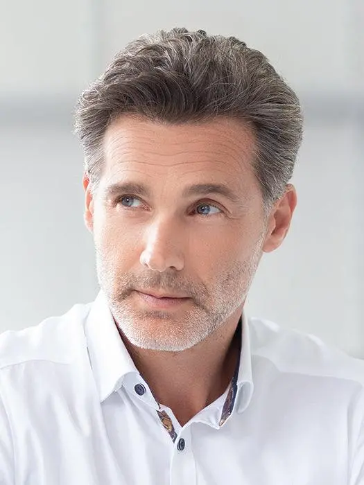 Jay Men's Wig By Ellen Wille | Men's Heat Friendly Synthetic System 1