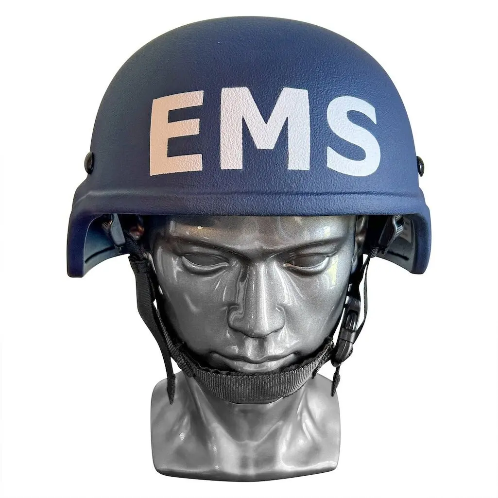 Execdefense Usa Ems / Emt Ballistic Helmet (Navy Blue) 1