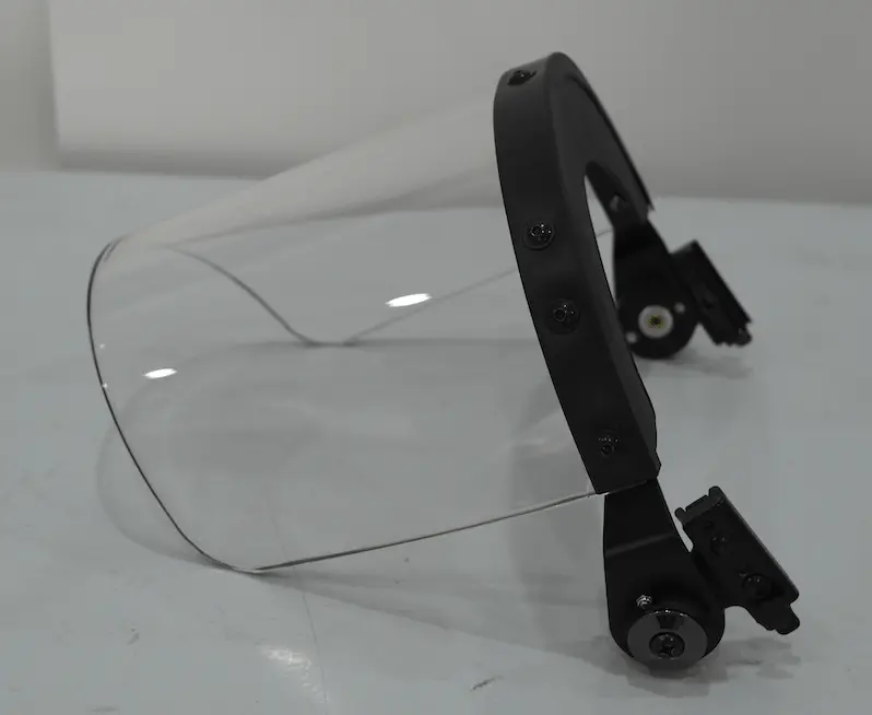 Execdefense Usa Riot Visor With Picatinny Adapter To Attach To High-Cut Ballistic Helmet 1