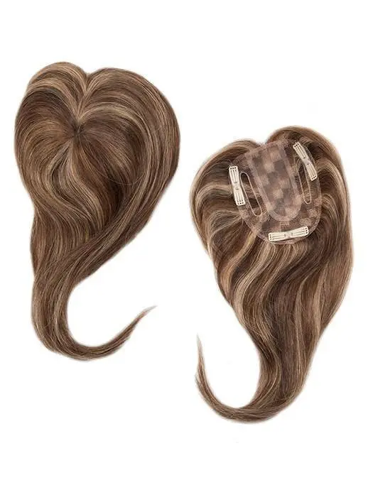 Add On Center Topper By Envy | Heat Friendly/Human Hair Blend Piece (Monofilament Base) | Clearance Sale 1
