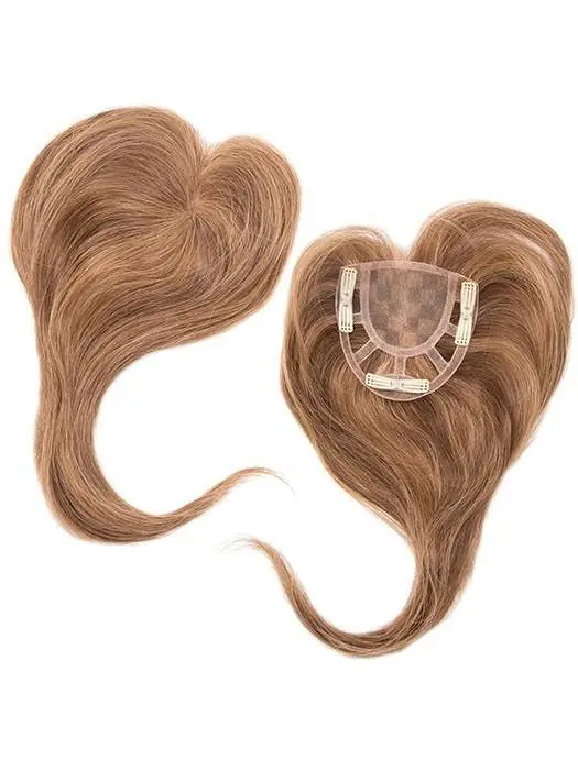 Add On Crown Topper By Envy | Heat Friendly/Human Hair Blend Top Piece (Monofilament Base) | Clearance Sale 1