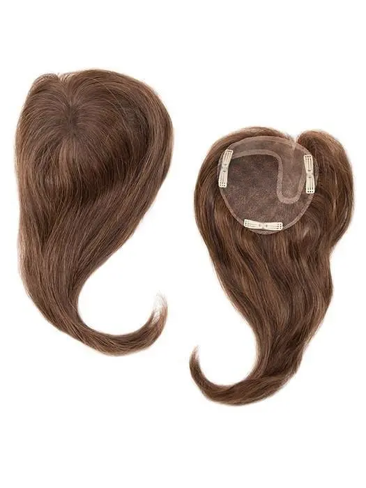 Add On Left Topper By Envy | Heat Friendly/Human Hair Blend Hair Extension (Monofilament Base) 1