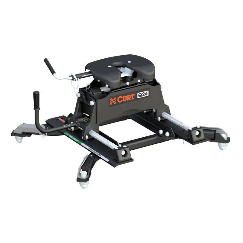 Curt Q24 Fifth Wheel Hitch With Roller And Ram Puck System Adapter 1
