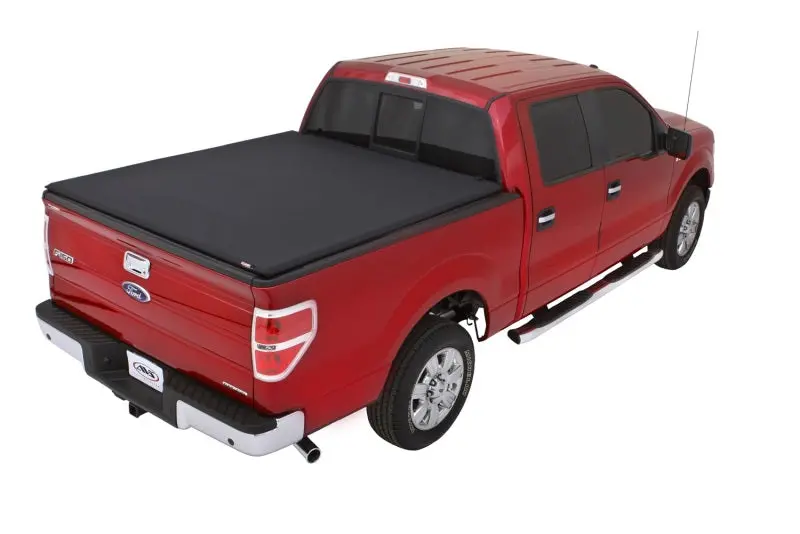 Lund Genesis Elite Tri-Fold Tonneau Cover – Black, Designed For 2004–2014 Ford F-150 With 6.5-Foot Bed 1
