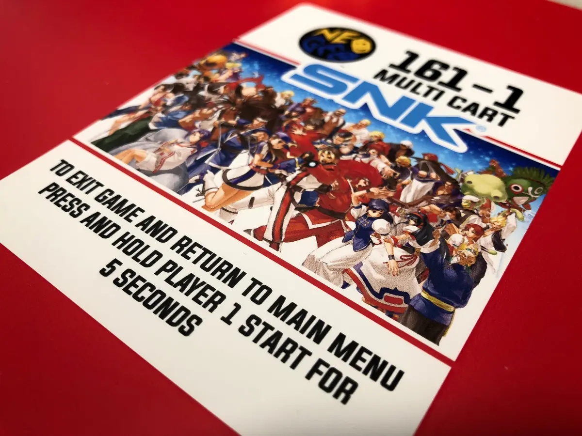 Neo•Geo Multi-Cart Insert. 1