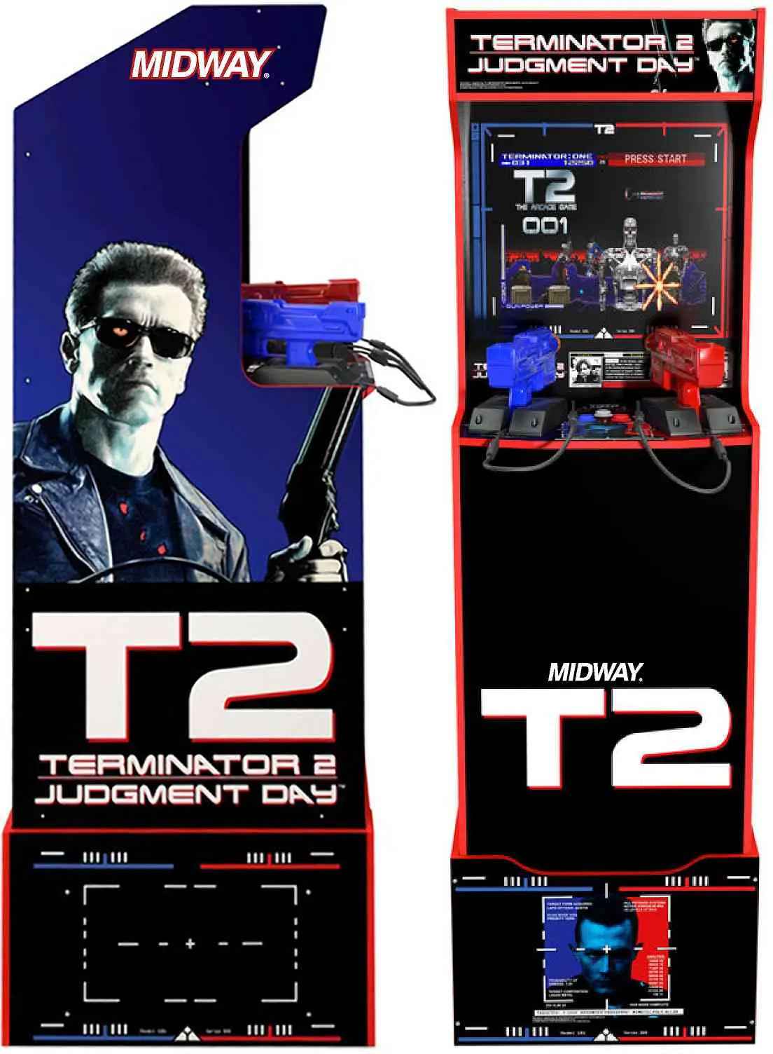 Arcade 1Up Terminator Midway Decals 1