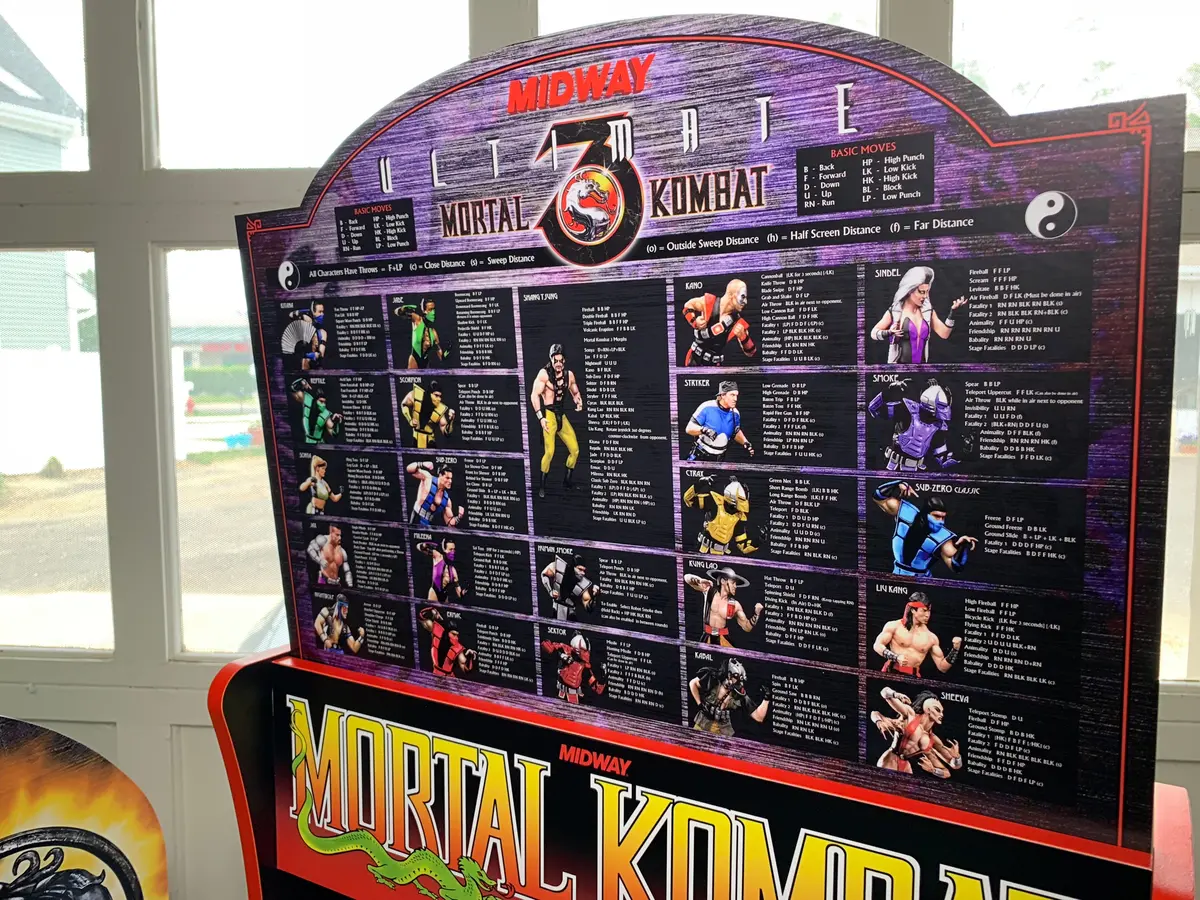Mortal Kombat 3 Topper For Arcade 1Up 1