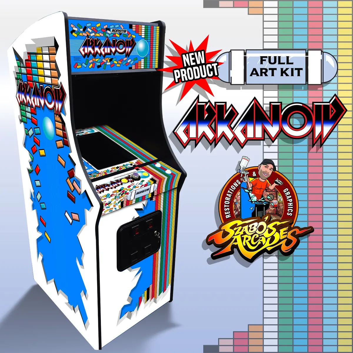 Arkanoid Custom Full Art Kit 1