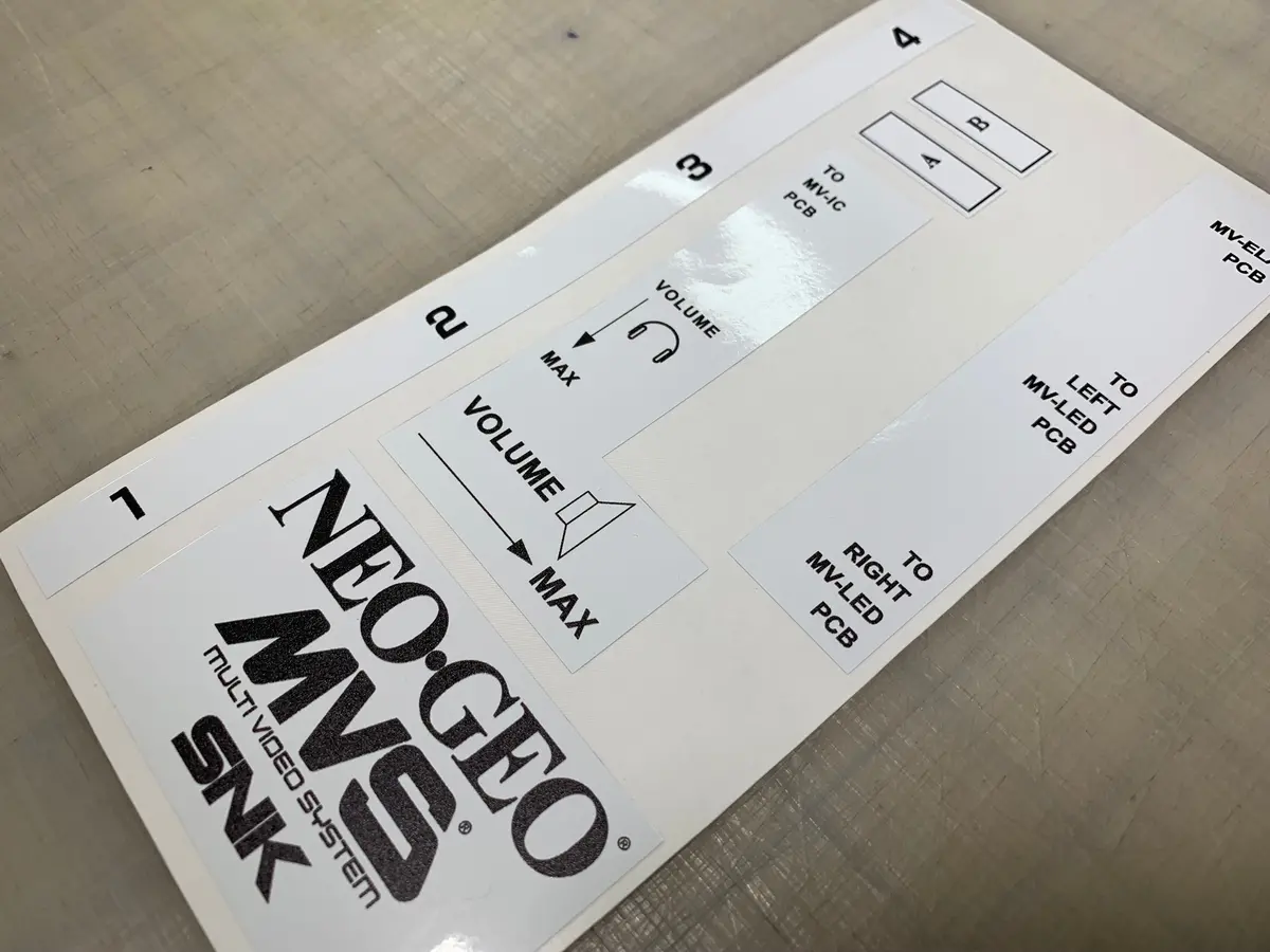 Neo Geo Pcb Cage Stickers 1