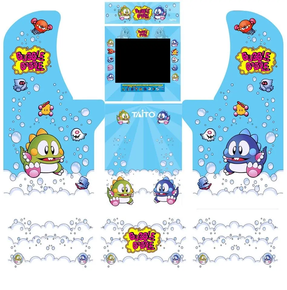 Arcade 1Up Bubble Bobble Full Kit. 1