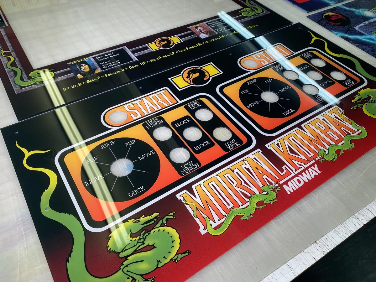 Mortal Kombat 1 Reverse Printed Acyrlic Cpo 1