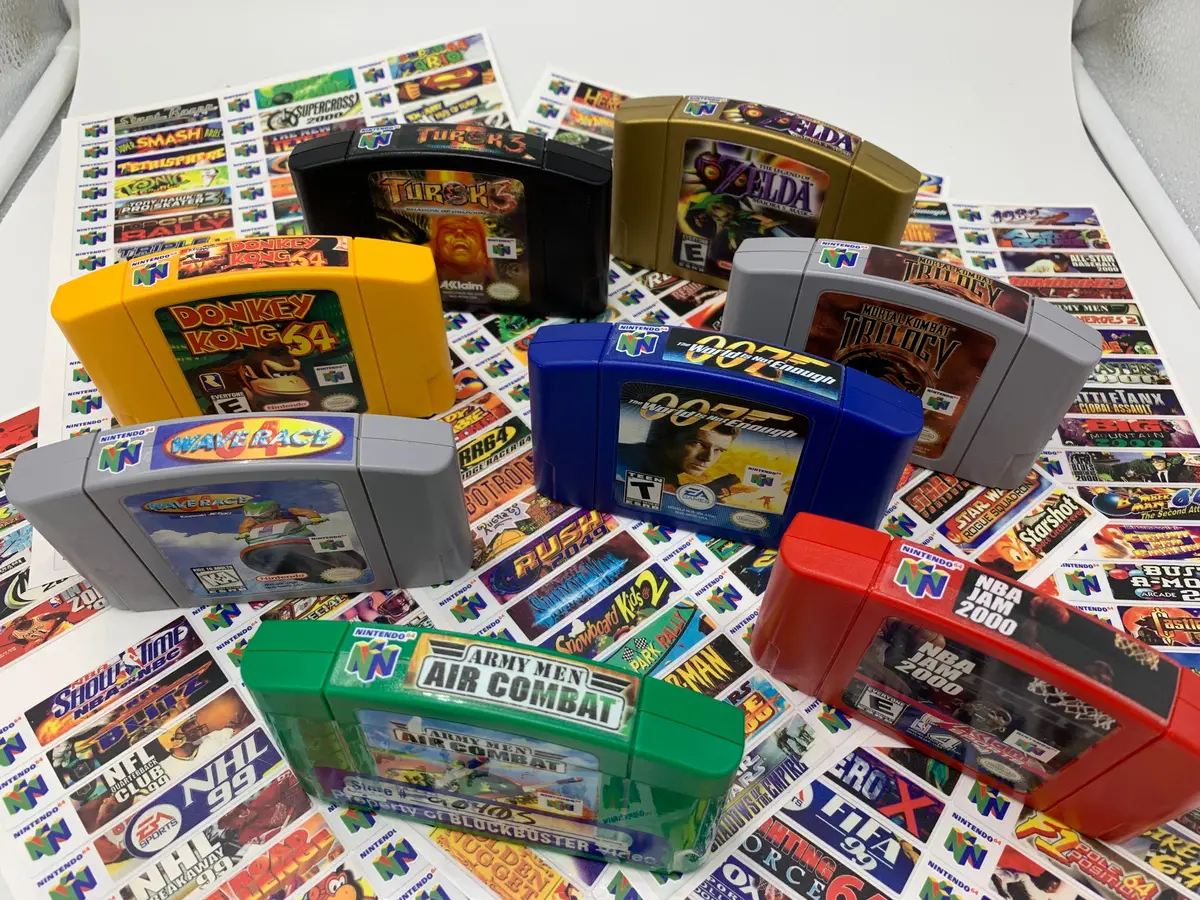 All New Clear N64 Labels 1