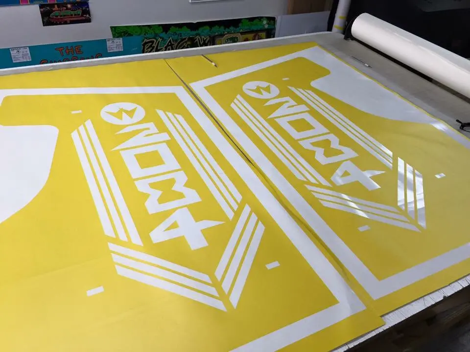 Robotron Side Art Stencils 1
