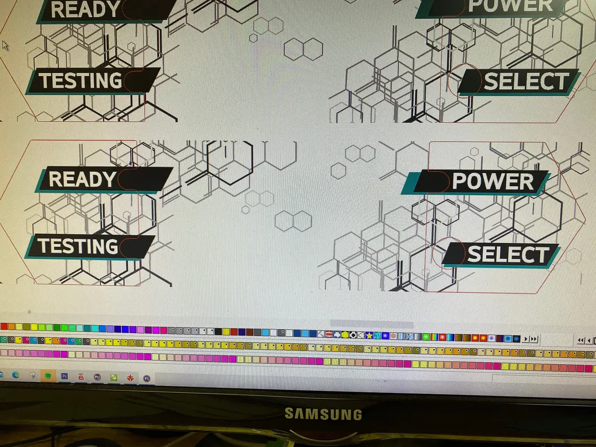 Detectachem- Face Plate Decals 1